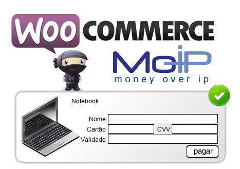 WooCommerce integração MoIP Transparente